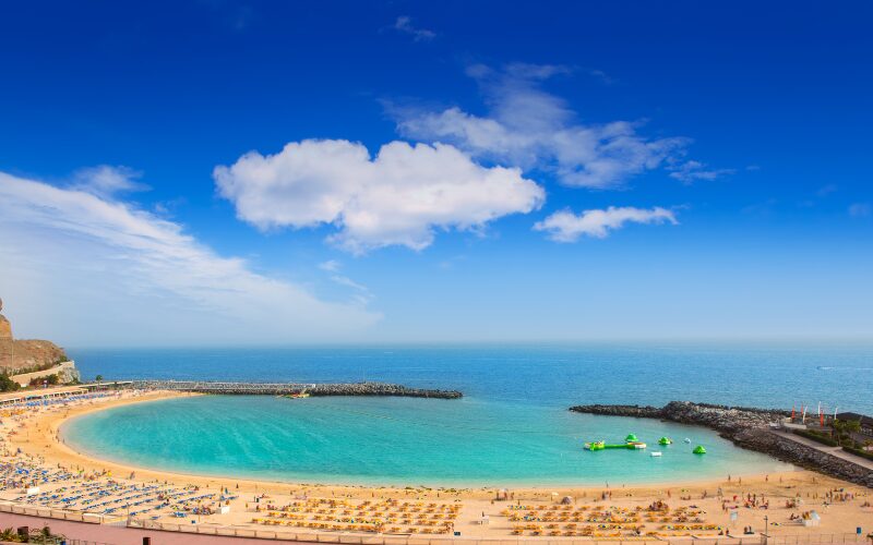 Besøg den smukke strand Amadores Beach på Gran Canaria