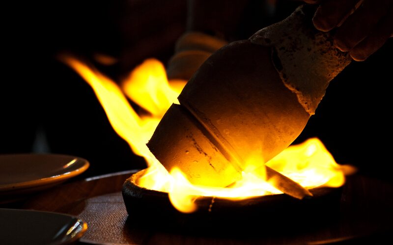 Amphora kebab bliver tilberedt på en noget anerledes måde