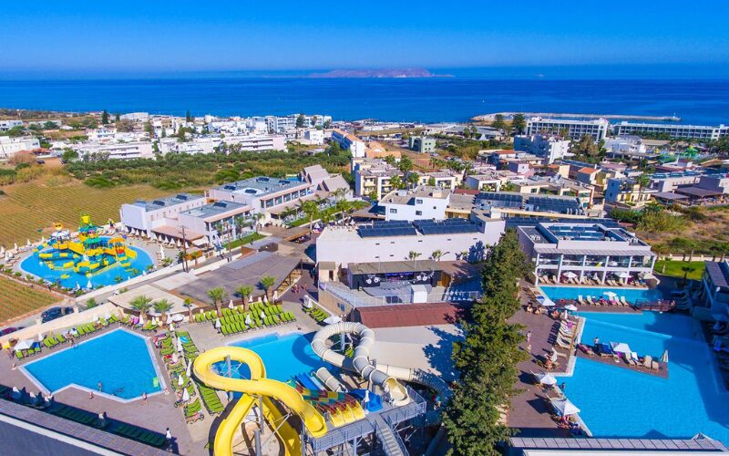 På Hotel Gouves Waterpark Holiday Resort finder du faciliteter for alle aldre