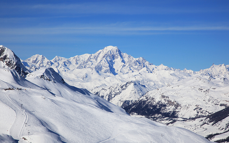 Tignes er et populært skisportssted i Frankrig