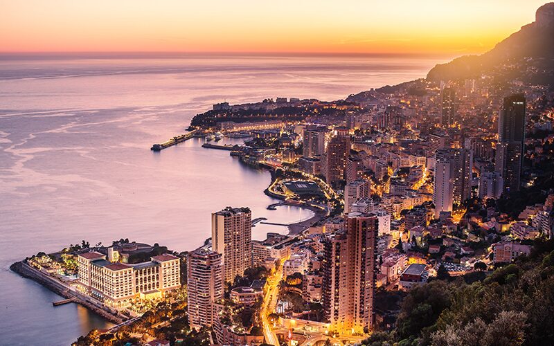 Nyd den smukke udsigt udover Monaco