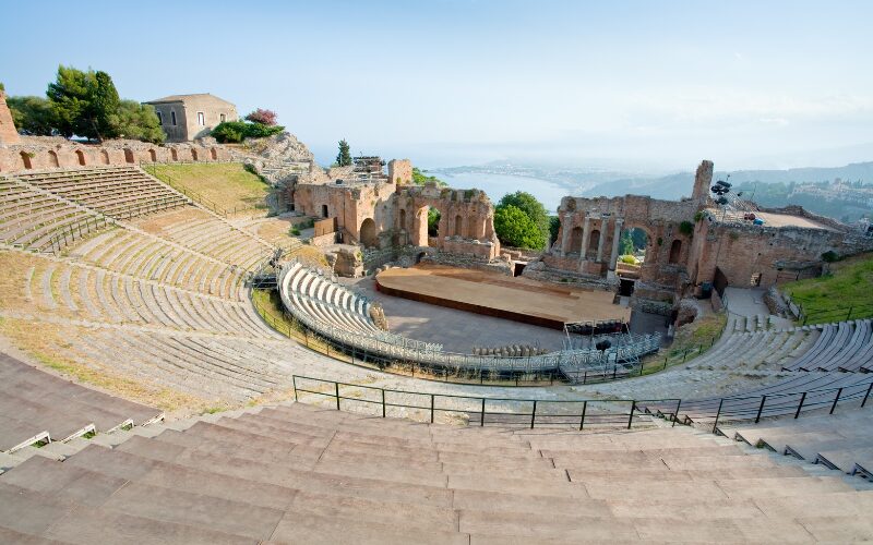 Oplev den helt utrolige scene Teatro Greco i Taormina
