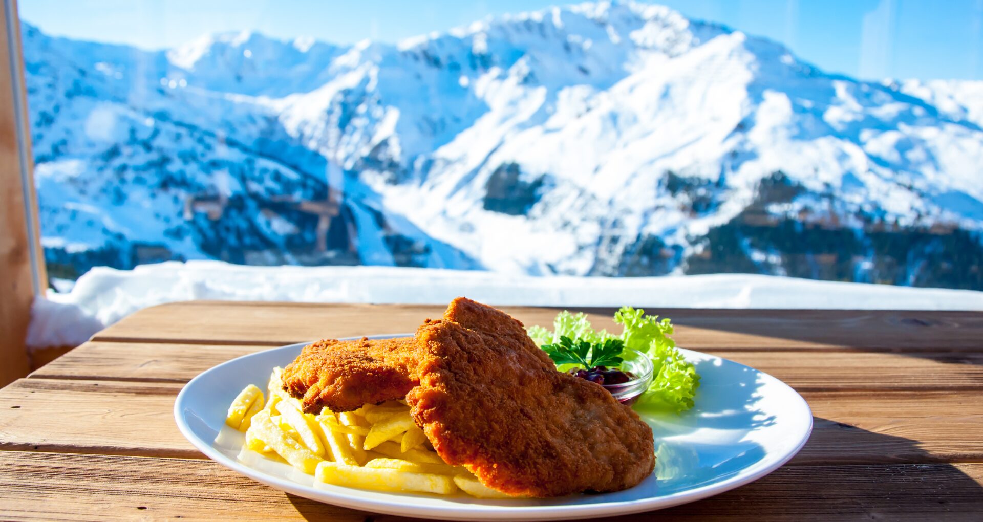 Nyd en wienerschnitzel på de bedste restauranter i Mayrhofen, Østrig