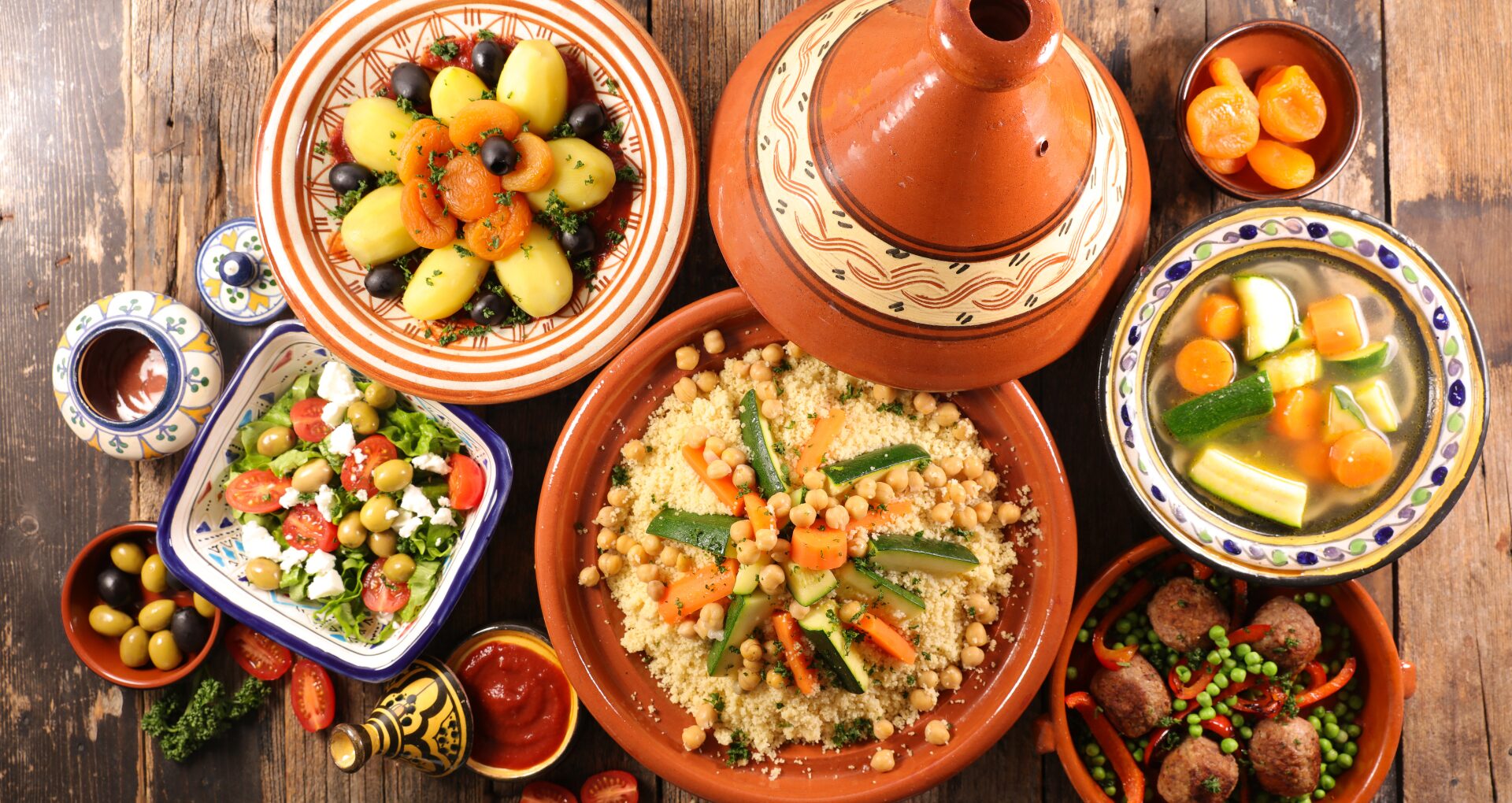 Ferie med mad smag på Marokko